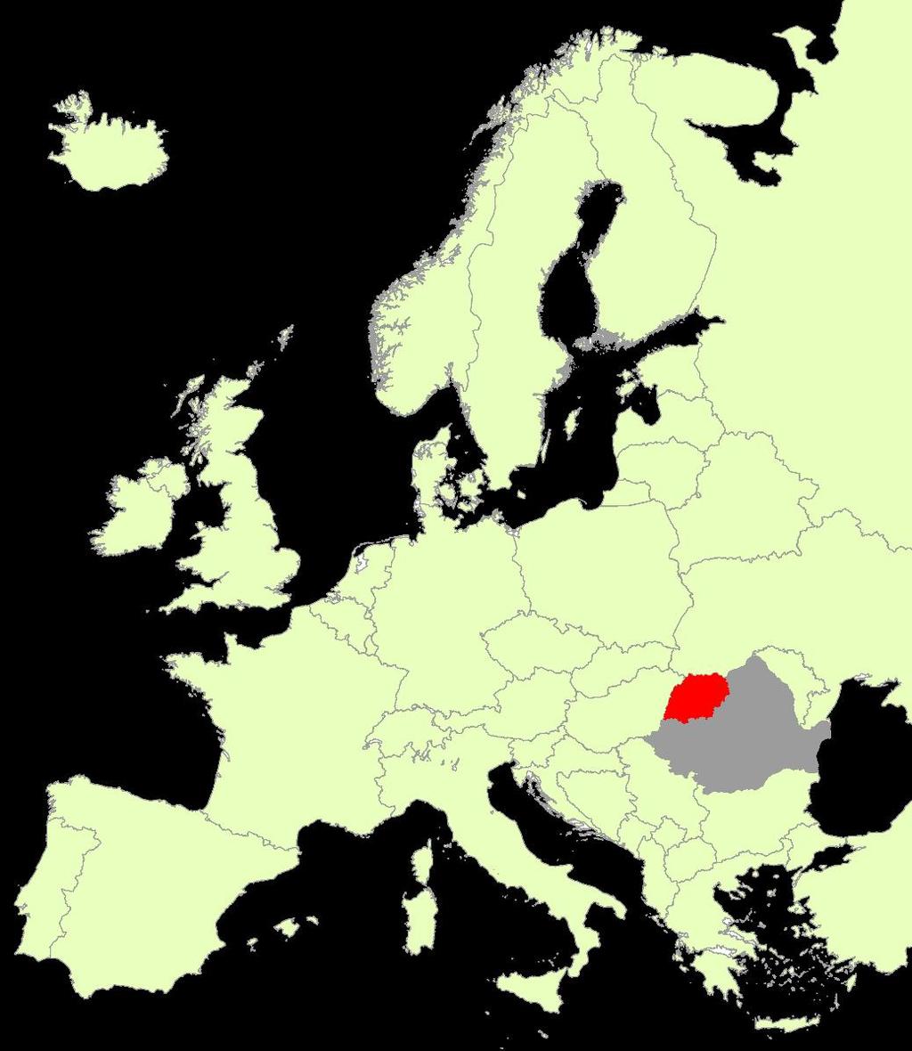 The North-West Development Region of Romania one of the 8 regions