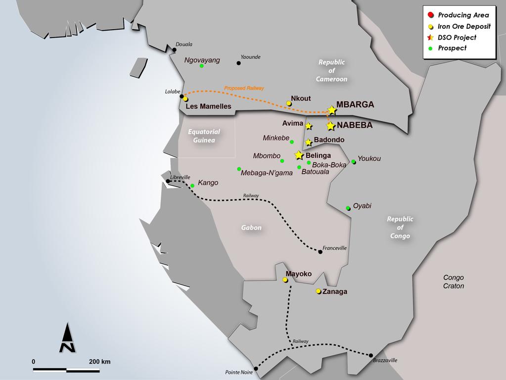 200km The Next Substantial Iron Ore Province 100km SDL s projects are the most advanced in the region and in our view,