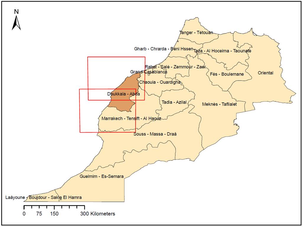 Study area Province of Safi, Region Doukkala-Abda, Morocco Climate & Flora: