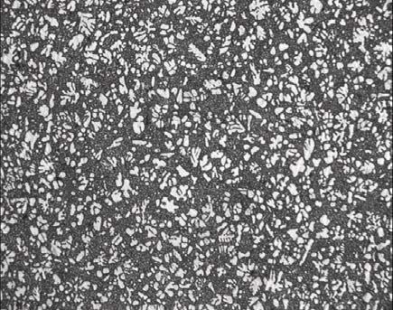 dispersed oxide particles, and fine and divorced eutectic structure.