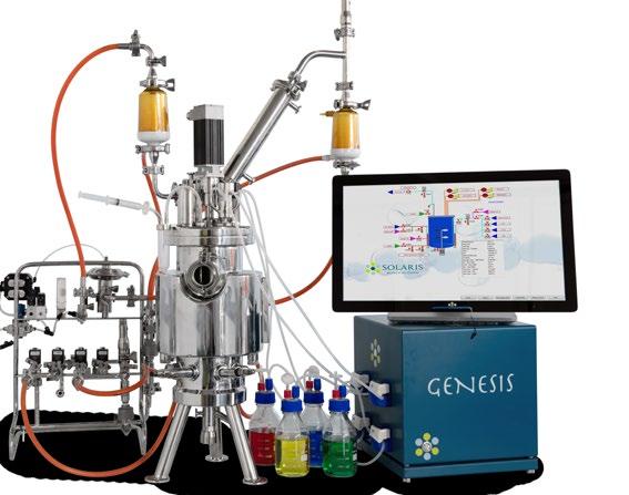 automated management of the fermentation/ cultivation processes Batch, Fed batch or continous