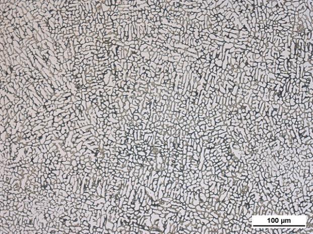 Microstructure and morphology of silicon AlSi6Cu4 alloy from each cast are shown in Figure 4 to Figure 14.
