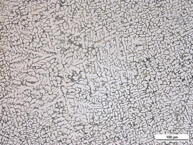 microstructure of the 250 x magnification has not essentially changed.