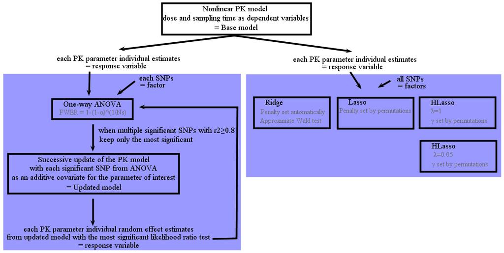 Explore penalized regression methods to incorporate SNP data