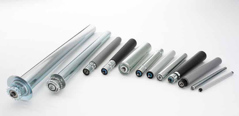Rollers, Sprocketed Rollers, Belt Conveyor Rollers, as well as an extensive range of specialised rollers.