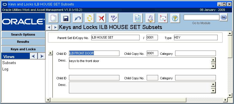 Keys and Locks Views How to Return a Set from an Employee 1. Open the appropriate Keys and Lock record. 2. Enter the Returned Date. 3. Change the Status to Available from the pull-down list.