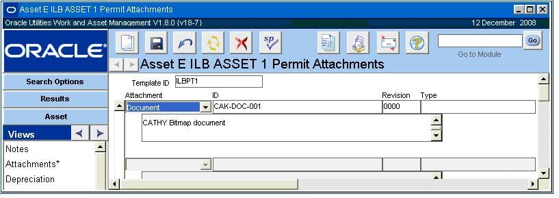 Asset Views 2. Open the Associated Permit Requirements view.