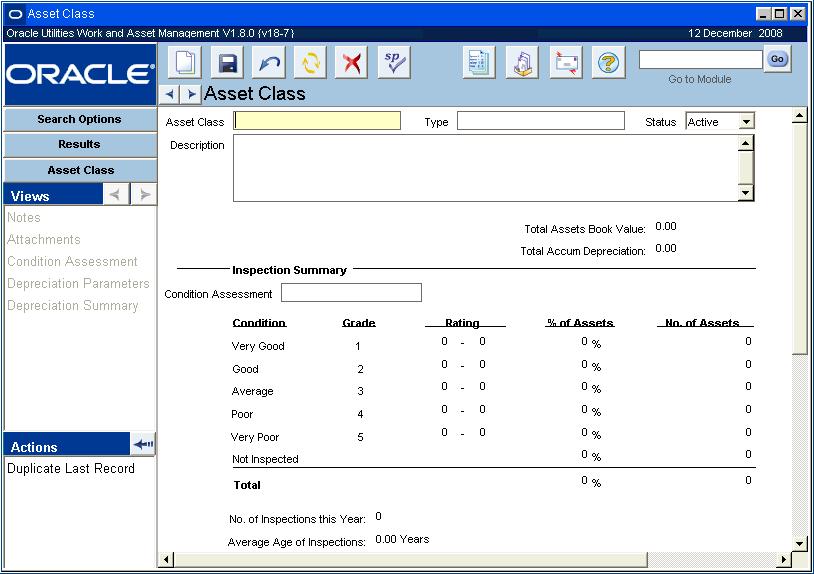 Resource Chapter 12 Asset Class Use the Asset Class module to categorize common assets into groups based on common aspects of infrastructure.