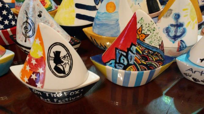 Sailboats of Art on the Fox After a successful launch in 2017, the Sailboats of Art on the Fox are back!