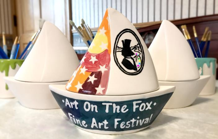 Boats will be displayed during Art on the Fox with the attendees voting on their favorites.