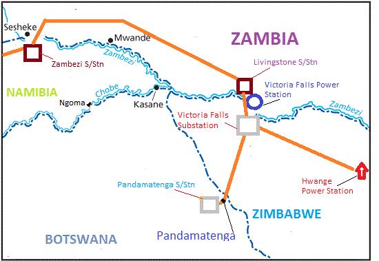 Transmission Projects Zizabona Linking Zimbabwe, Zambia, Botswana and Namibia Joint Venture project by the