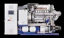 Using a 12-cylinder 23-liter natural gas engine, for example, the engine-generator combination would produce 358 kw of electrical energy, and 1,791,000 BTU/Hr of thermal energy in the form of 194
