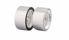 METALLIZED TAPES Item 8030 3 Acrylic water based Metallized polypropylene Thermal insulation Backing: Metallized BOPP film Adhesive: Acrylic water-based Colours: Metallic Available with white or