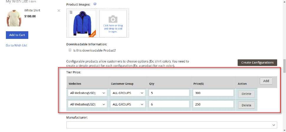 Note- In order to have the functionality of Tier Pricing in Seller end you must have the addon, Custom Attribute Marketplace