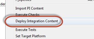 3. Click in Deploy Integration