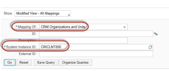 ... 4.3 Cloud for Customer: Create ID Mapping for Sales Org 1.