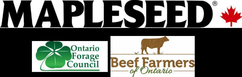 The Beef Farmers of Ontario are pleased to partner with Mapleseed and the Ontario Forage Council in sponsoring the MAPLESEED Pasture Award 2020.
