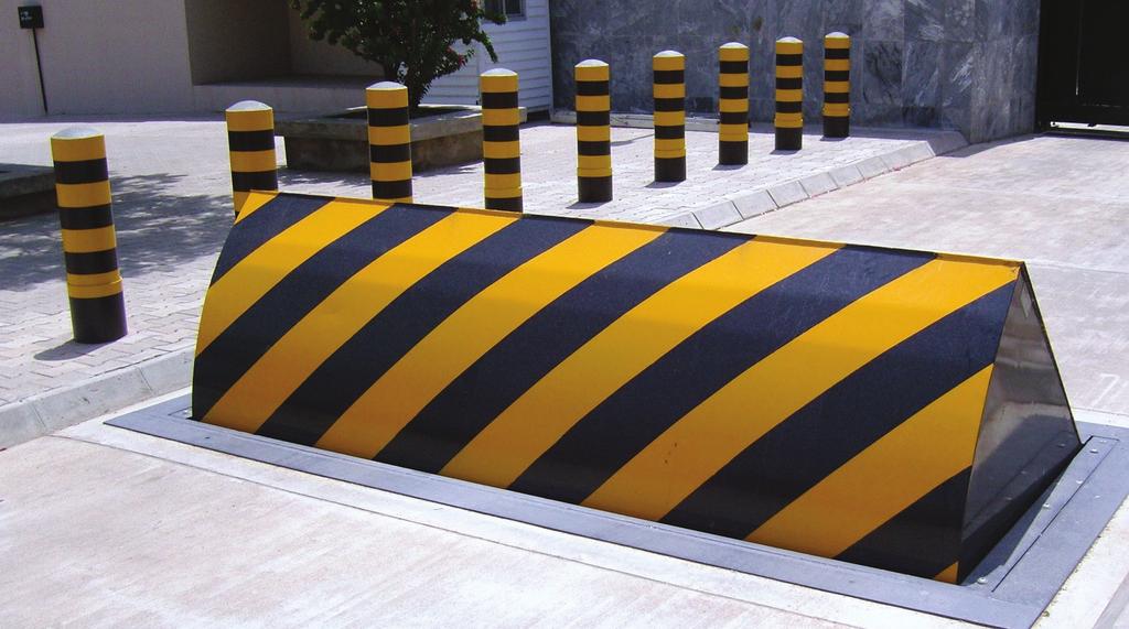 Our hydraulic bollards range from simple, deterrent bollards to impact resistant bollards.