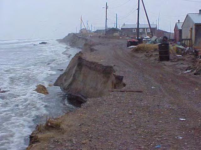 Coastal erosion 12:37 2:32 Shishmaref: October 8, 2002 Photos: T. Weyiouanna http://www.shishmarefrelocation.