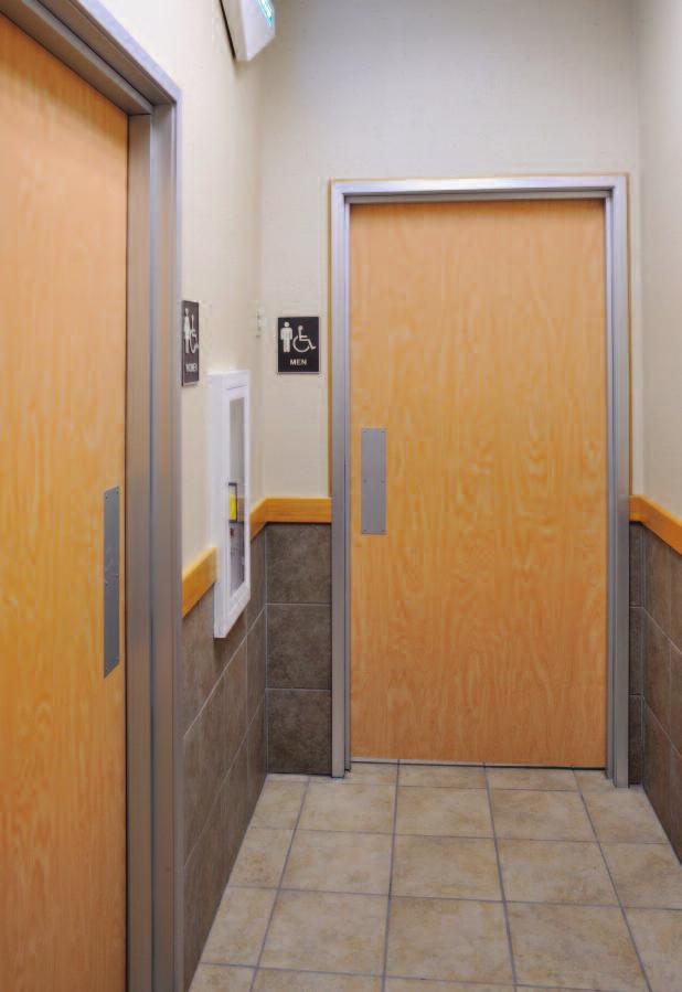 Marlite Doors & Frames Marlite High Pressure Laminate (HPL) doors are attractive yet impervious to the everyday abuse in high-traffic areas.