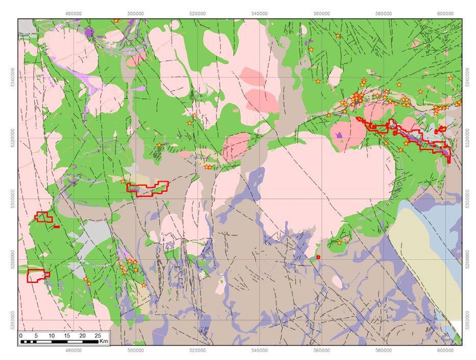 Figure 1. Location of the West Matachewan Project Area and Bjorkman Showing Consolidated Property Position ONTARIO Upper Beaver Canadian Gold Miner 1.5 Moz @ 5g/t Indicated Young Davidson: 3.