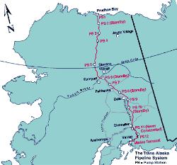 Alaska Pipeline each year