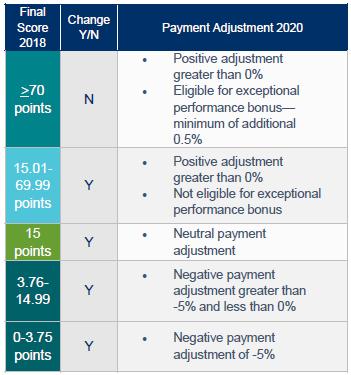 Performance Threshold and Payment Adjustment