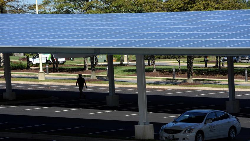 Ground-mounted solar panels Community
