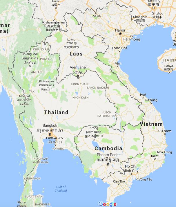 Thailand, Lao PDR, Cambodia and Vietnam Vietnam: 8 agro-ecological regions => NE, NW, RRD, NCC, SCC, CH, NES, MRD Lao PDR: 3 regions => North,