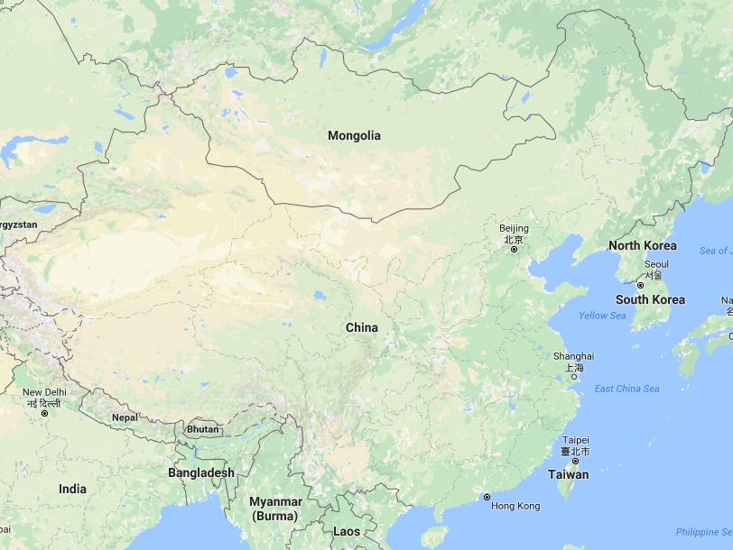 China China: 33 regions including