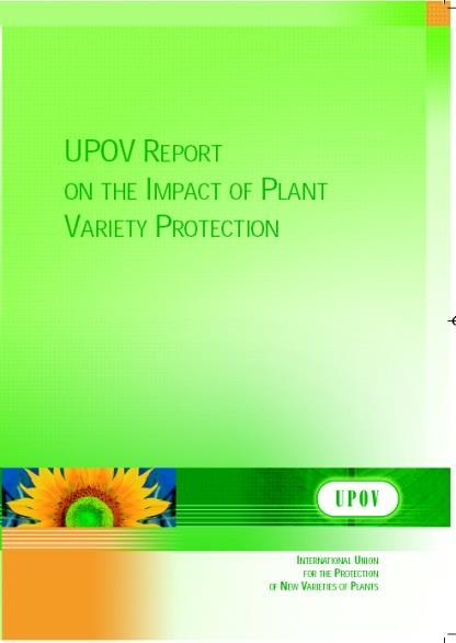 Impact of Plant Variety Protection and UPOV membership Reports on Studies Conducted