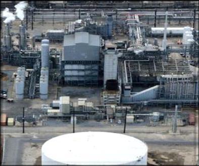 and located at Valero Oil Refinery in Port Arthur, TX - State-of-the-art system to capture the CO 2 from two large