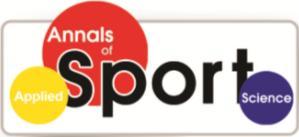 Annals of Applied Sport Science, vol. 5, no. 3, pp. 87-93, Autumn 2017 Original Article www.aassjournal.com ISSN (Online): 2322 4479 ISSN (Print): 2476 4981 www.aesasport.