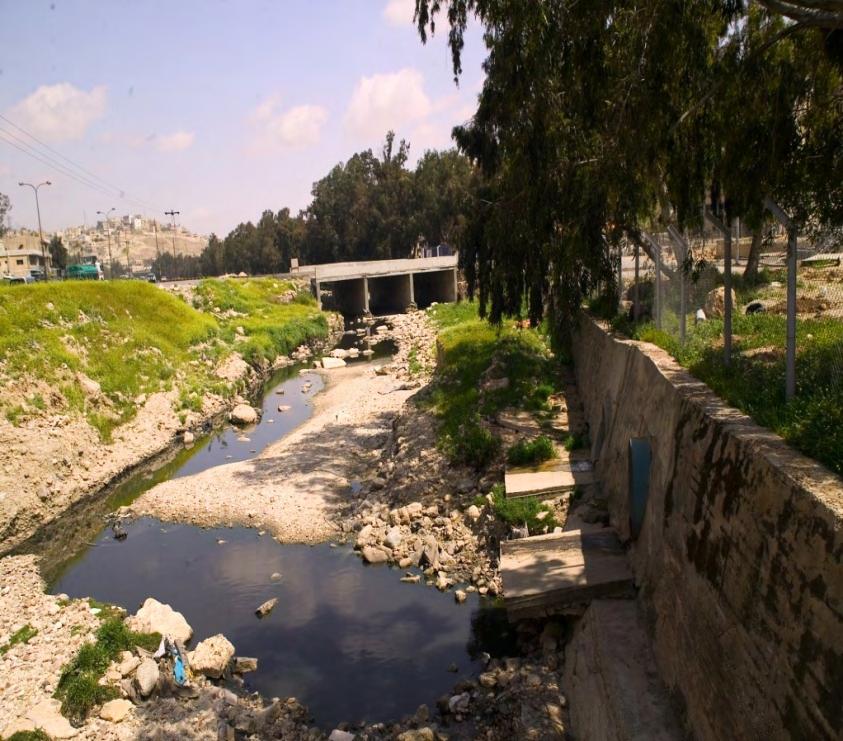 River Flow Withdrawals for water supply from aquifers in the upper Amman Zarqa groundwater basin have reduced the natural baseflow of the Zarqa River The flow characteristics have