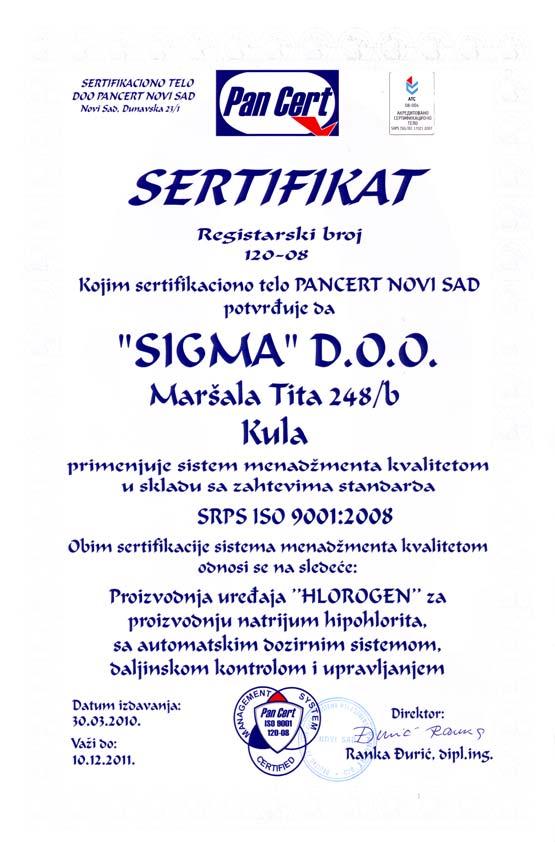 Sigma and HLOROGEN are