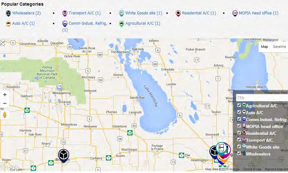 Developing a Manitoba White Goods Map