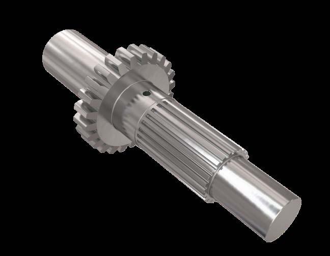 Application examples CH3515 Workpiece Component: Material: Hardness: Surface: Gear shaft Customer specific, case hardened