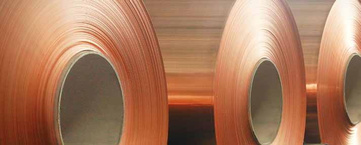 08 COPPER STRIPS FOR SOLAR PANEL THERMAL SYSTEMS Description Pure copper strips Alloys available: ETP - electrolytic copper DHP - phosphorus deoxidized copper Technical Characteristics Products