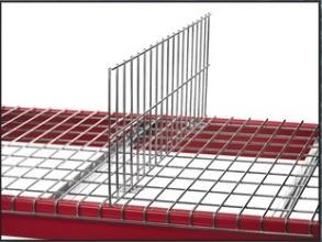 BOX STOP Galvanized wire stops that are formed and bent to fit within the wire mesh pattern of the deck.