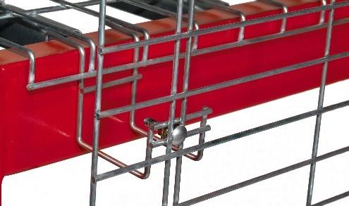 The design allows for quick and easy installation, and with the optional triple tiered wire construction, locks the divider into the deck below.