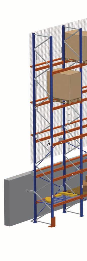 Components In order to store palletised products, Mecalux, with its wide experience as a racking manufacturer, has developed an extensive range of accessories which enable the most demanding of