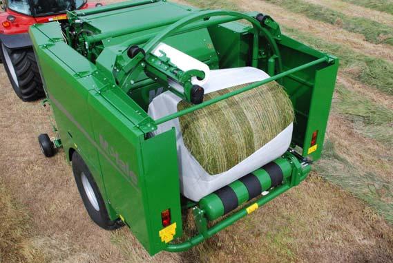 Further tests are required to assess pre-stretched film in field wrapping conditions where bales are dropped onto stubble and may be carted for long distances Wrapped bales should always be handled