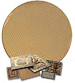 small chips with a high pin count; the need to accommodate SiP approaches, thermal issues related to power consumption and the device's electrical performance (including electrical parasitic and