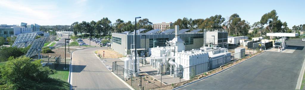 figure 3. UCSD s 2.8-MW fuel cell, which utilizes biogas fuel (used with permission). placed on the grid.