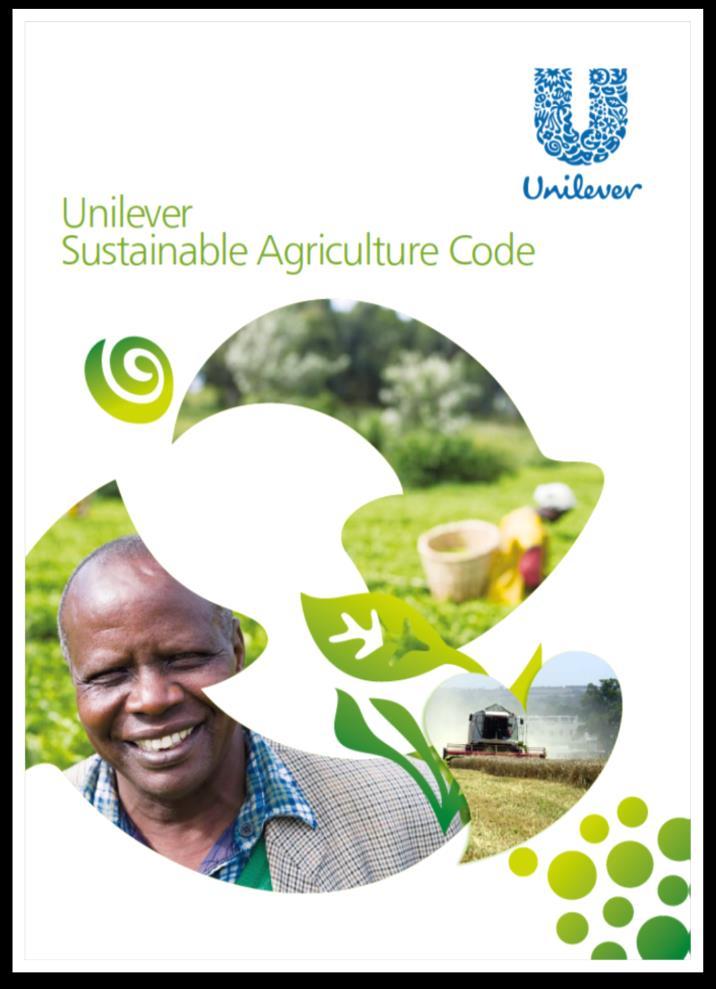 Unilever Case Study Delivering on Commitments Unilever has committed to sustainably sourcing all of their commodities by 2020 Unilever selected Field to Market as the