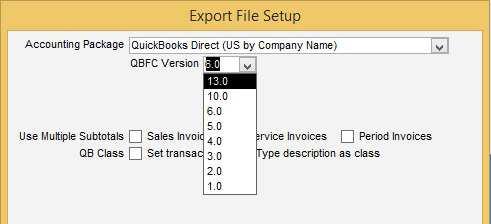 Miracle Service is set to Tax by Line Item (configured in Tax Codes ) All Tax Codes must have a Payable To field entry with a Vendor name (Tax Agency) that exists in QuickBooks.