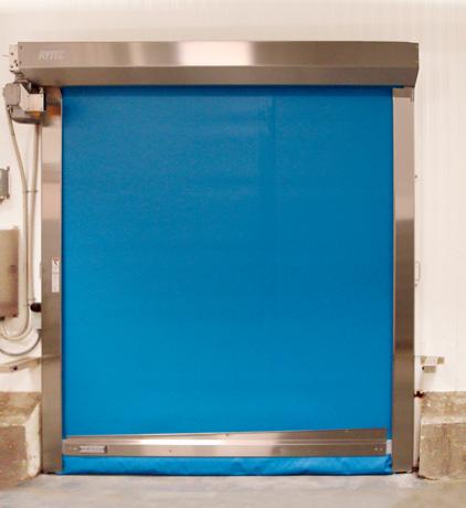 Optional heated defrost High-speed rolling door Ideal for freezers