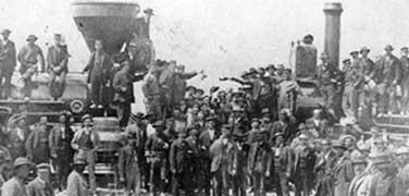Transcontinental Railroad -Laborers of RRs: 1.