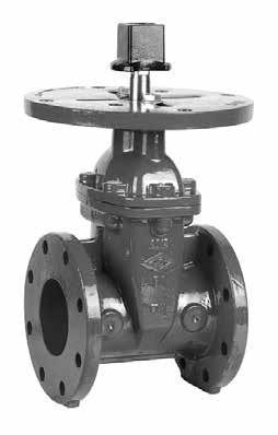00 12" Gate Valve, Resilient Wedge w/post Flange Indicator Post Gate * drilled, Tapped & Plugged at Position A with 1/2" for 4", 3/4" for 6" and above WGV45FF-400 $700.