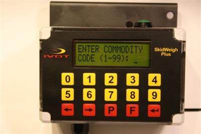 Press left or right arrow key to change to Y - Press Enter key to confirm - Note: System allows for up to 99 commodities - Provide forklift operators with valid commodity names / codes